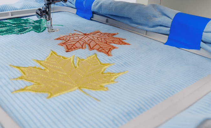 HOW TO KEEP FABRIC OUT OF THE WAY WHEN EMBROIDERING