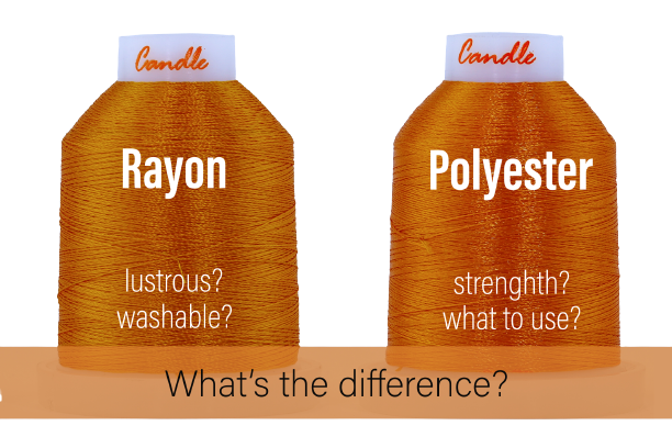 Which One Is Better: Polyester Or Viscose Rayon Embroidery - Candle ...